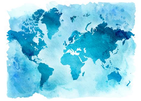 Training and certification options for MAP Map Of The World Watercolor